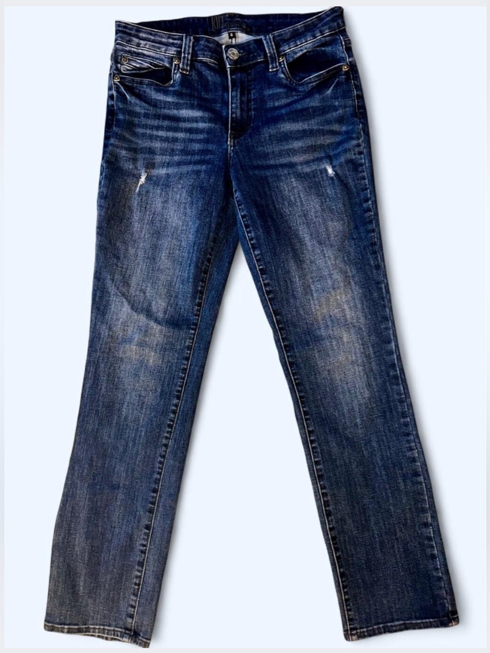 KUT from the Kloth Medium Wash Bootcut Jeans Size 6 Measurements Included